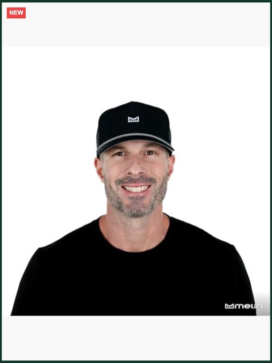 Water-Resistant Fitted Baseball Cap, Unisex Snapback Hat